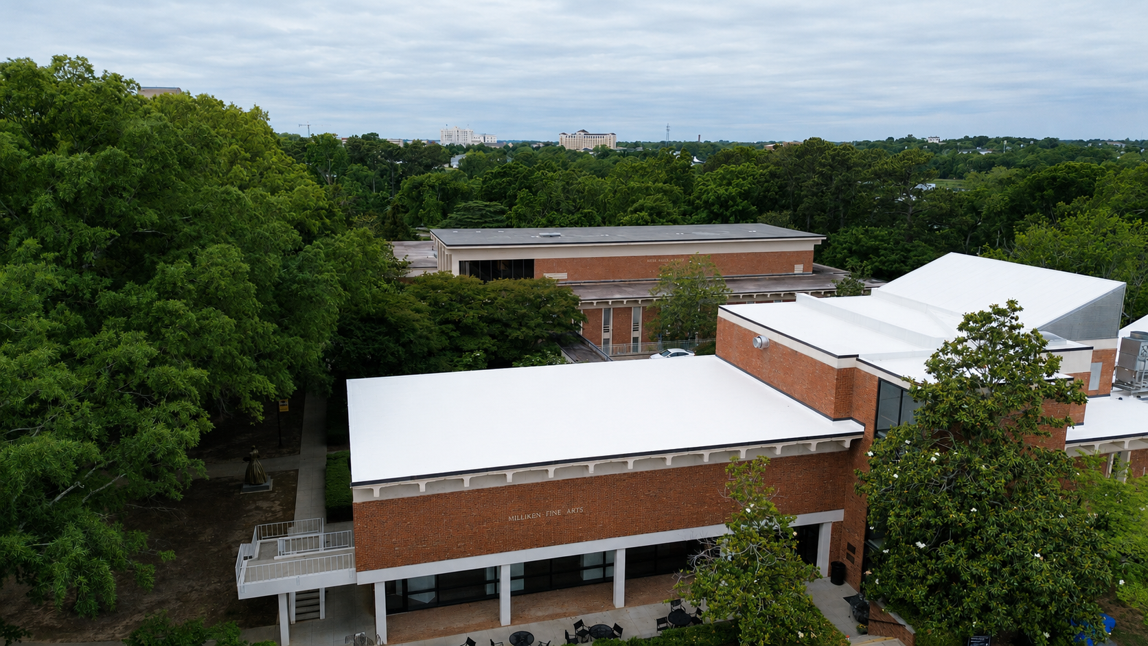 Milliken building roof
